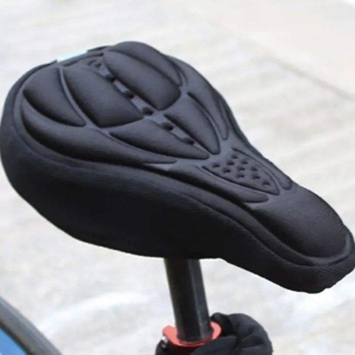 Assento acolchoado silicone para selim de bicicleta novo nunca usado