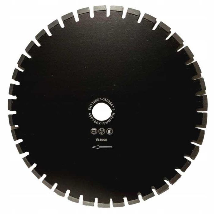 Tarcza diamentowa 650/60/25,4 mm MIDAN SILKA XL segment 15mm piła przecinarka stolikowa