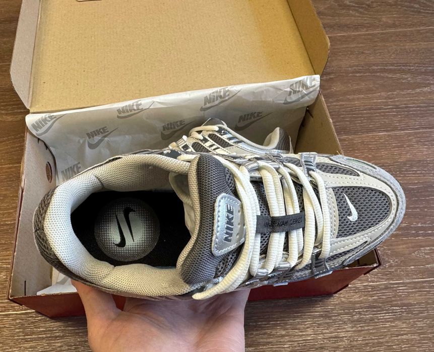 Кроссовки Мужские Nike P6000 Flat Pewter/Grey Beige Green/Кросівки Чоловічі Найк П6000