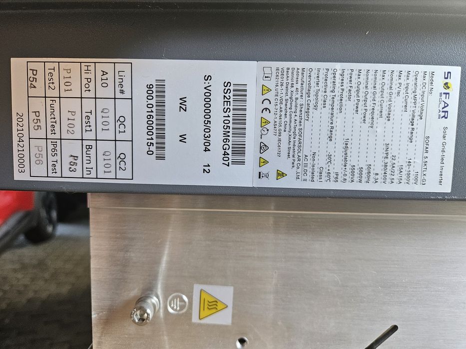 Falownik SOFAR 5KW