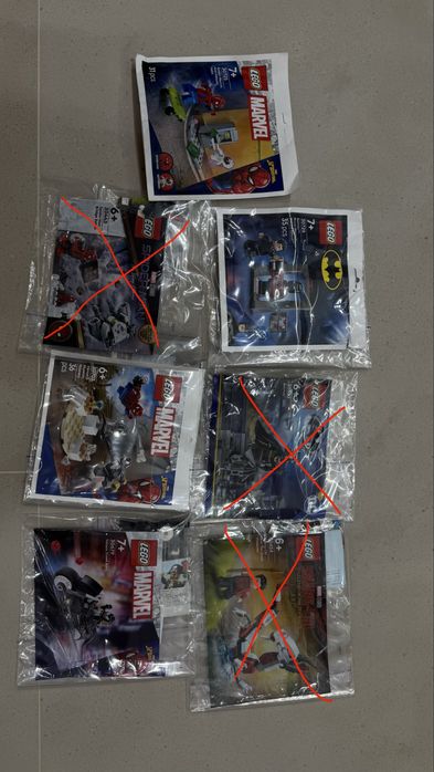 Lego Polybags / Лего Полібеги різних серій