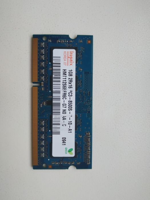 Оперативна память Hynix 1Gb 2Rx16 PC3-8500S