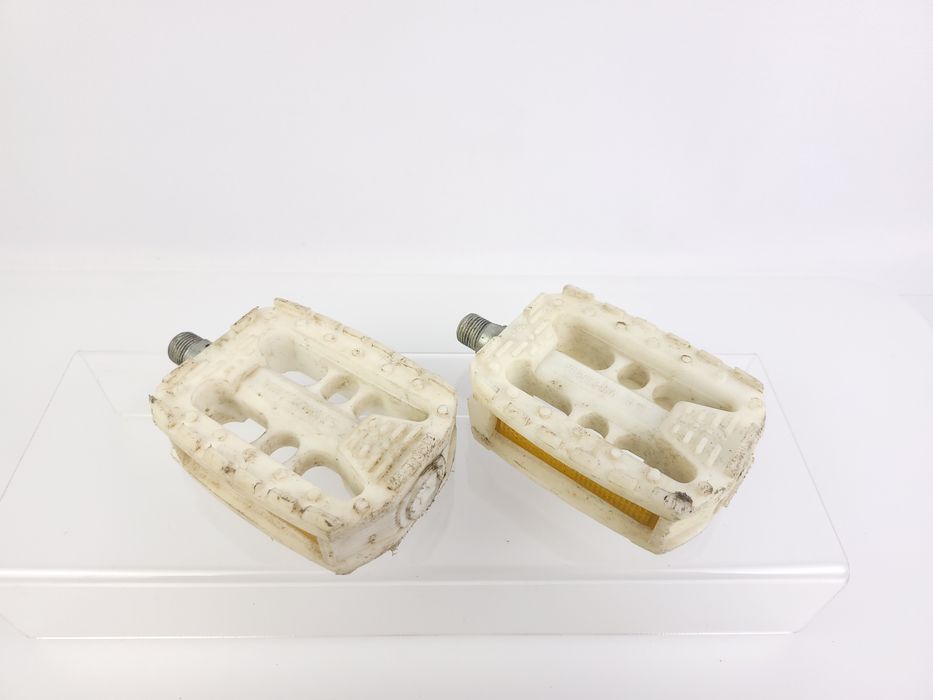 Pedały Białe Romet FSM Zenit BMX Karlik Kangur