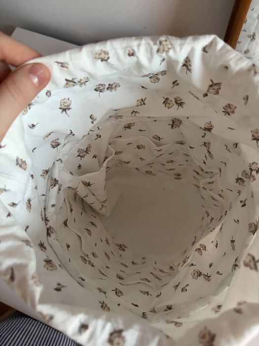 handmade urocza torebka na ramie koszyczek