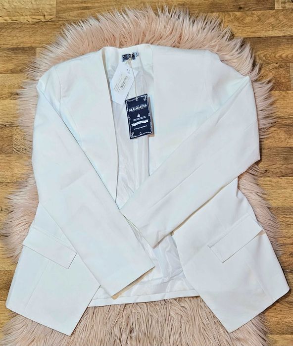 Biała marynarka żakiet Dreimaster nowa z metką rozmiar 38 M