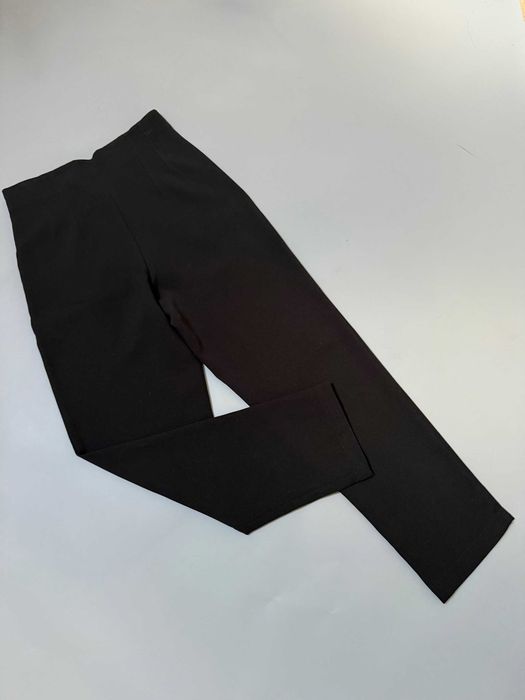 Czarne, eleganckie spodnie z wysokim stanem, RW, rozm. M