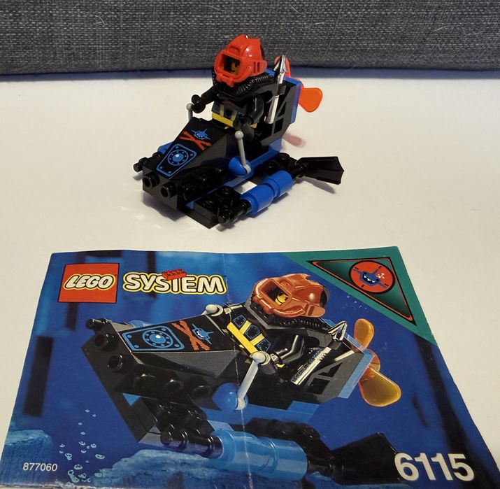 LEGO Aquazone 6115 - Skuter Akwarekin, komplet z instrukcją