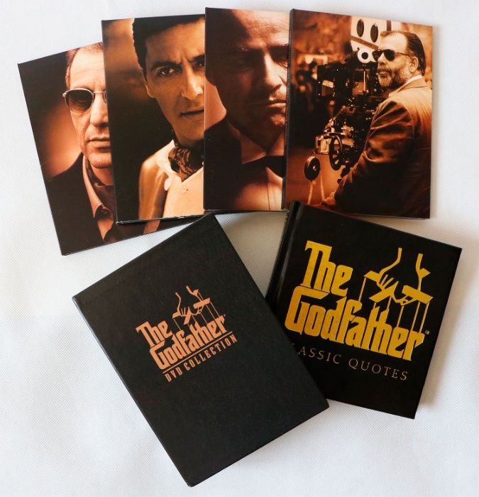 The Godfather Collection 5 DVD + Книга Classic Quotes: 800 грн. - CD ...