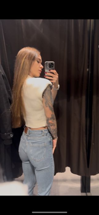 Жилетка вязаная теплая Zara