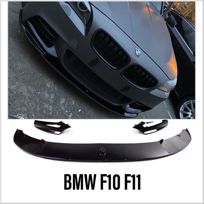Сплиттер губа передняя bmw f10 f11 на м бампер