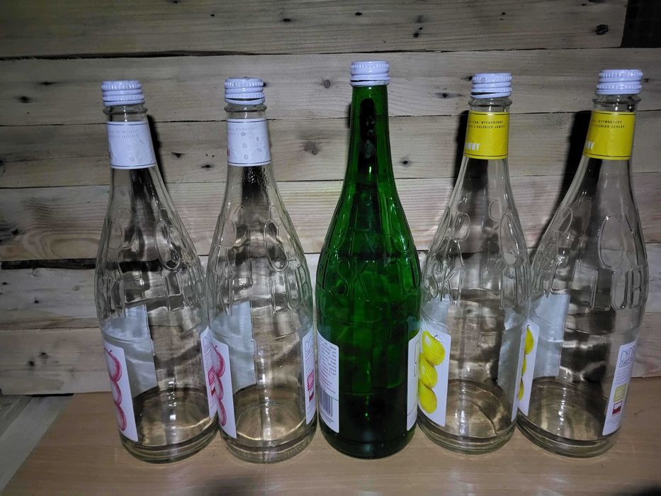 Butelki czyste umyte, na soki 0,5l/0,7l/1l