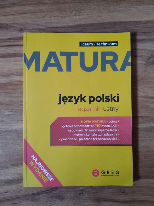 Język polski. Egzamin ustny. Repetytorium maturalne