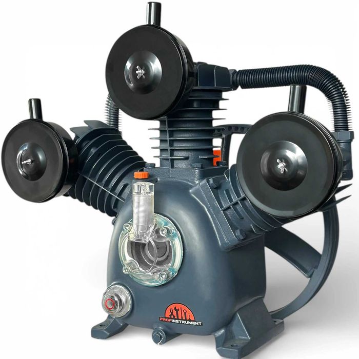 Компресорний блок  OB-W-1.2-8 (1400 л/хв 12 Атм) 3-х циліндровий