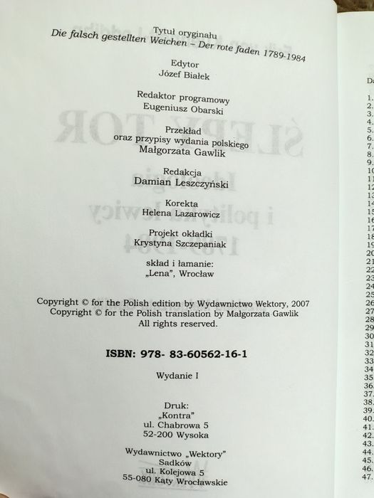 Ślepy tor Ideologia i Polityka lewicy 1789 - 1984 E. bon Kuchnelt