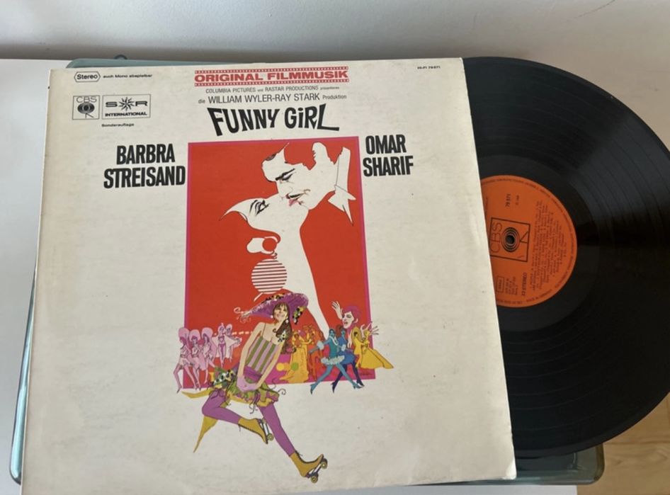 Disco vinil record musical funny girl