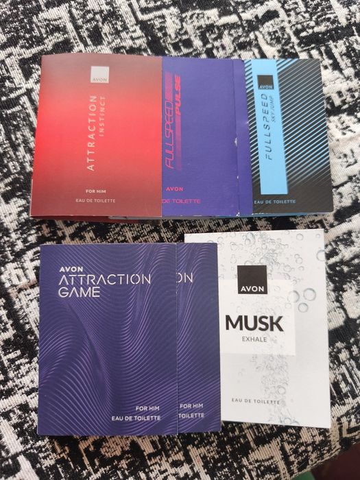 Avon próbki perfum męskich