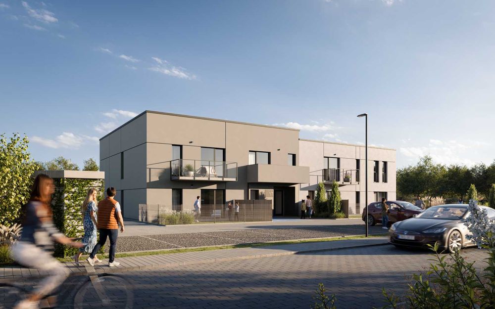 3-pokojowe mieszkanie o powierzchni 57,24 mkw + balkon 13,5 mkw + dwa miejsca postojowe w cenie - Osiedle Księżnej Dąbrówki