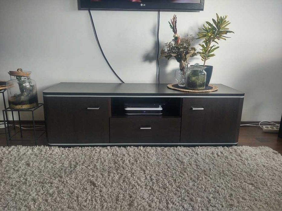 Zestaw mebli do salonu szafka pod telewizor, szafka, 2x półka
