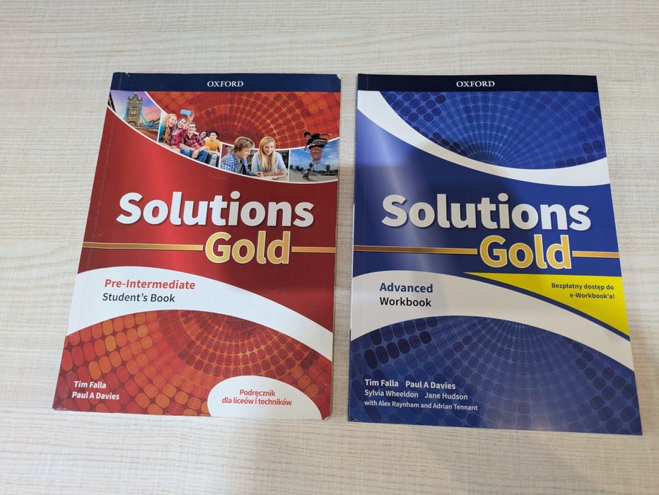 Zestaw Solutions Gold Podręcznik + Ćwiczenia