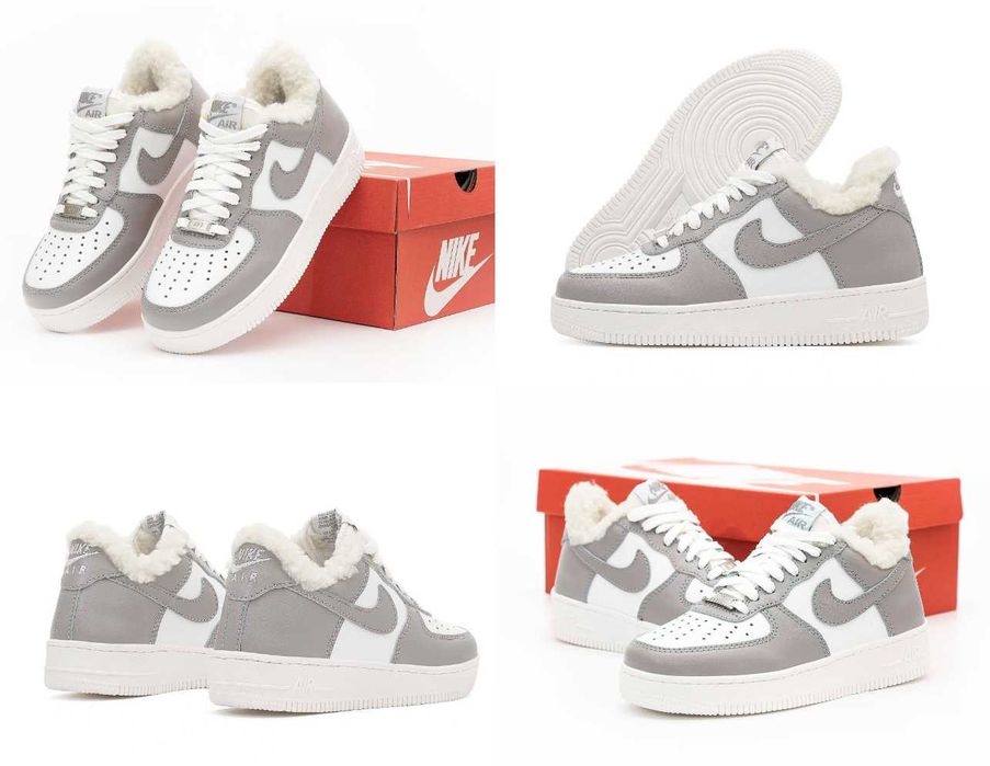 Женские кроссовки Nike Air Force 1 Low Winter 36-41 Мех! Новинка Зимы!