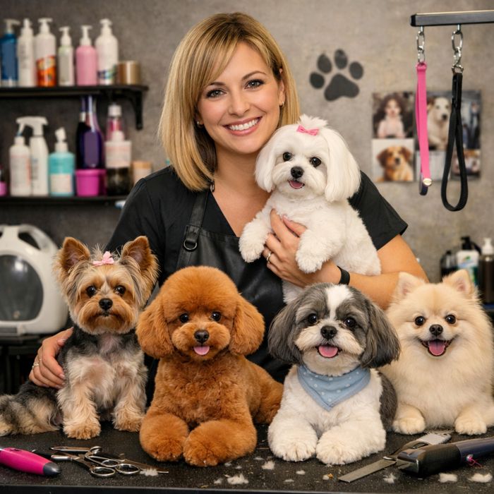 Стрижка собак. Грумер на дому.