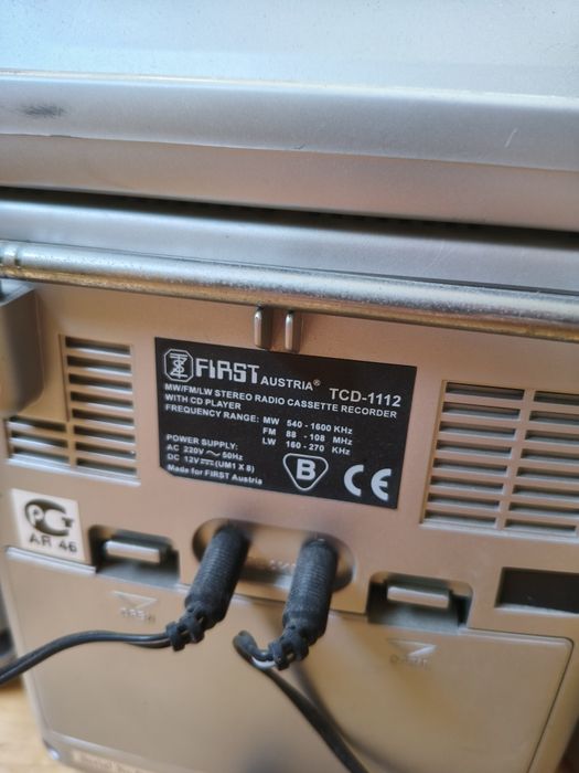 Radio, odtwarzacz CD