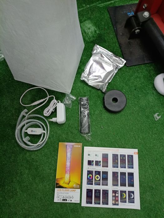 Designowa Lampa Podłogowa AMDELNE LED RGB+CCT | Nowoczesny Klimat | No
