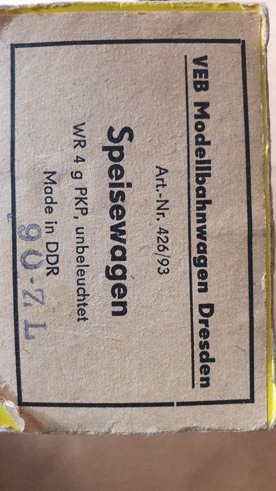 Wagon PKP kolejka HO