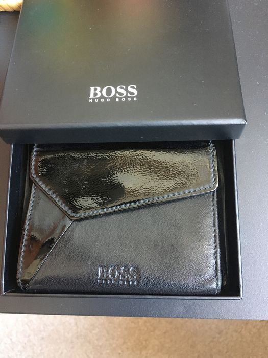 Portwel skorzany BOSS
