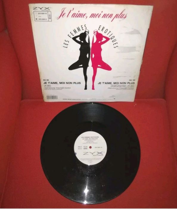 Les femmes erotiques - Je t'aime, moi non plus Disco Vinil 12" 45 RPM