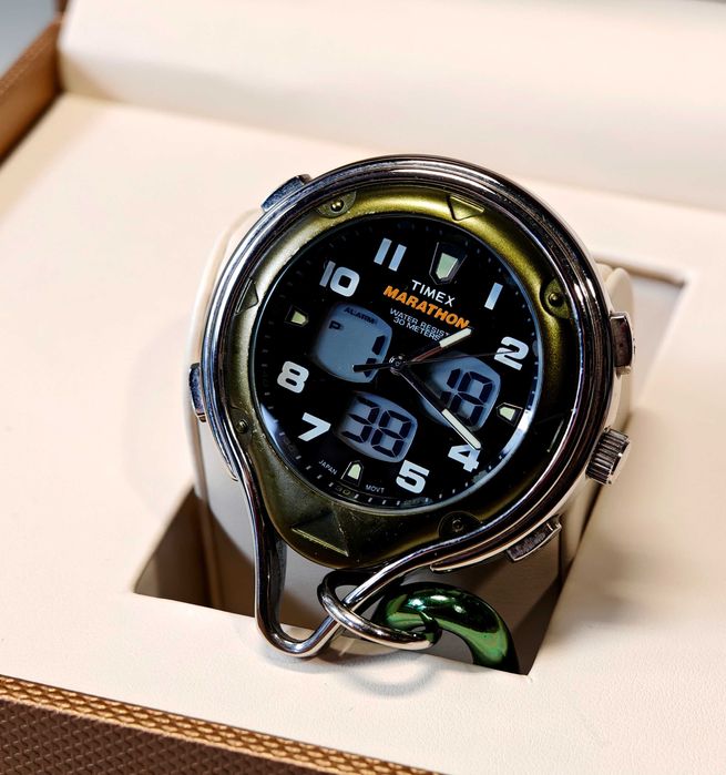 Zegarek Timex Marathon Digital 47mm Multifunkcyjny Stoper Alarm Unikat