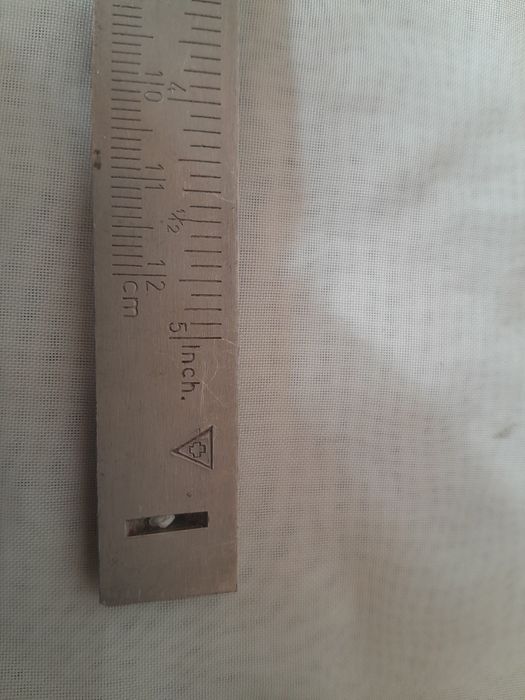 Antigo aparelho de medição regua made in german
