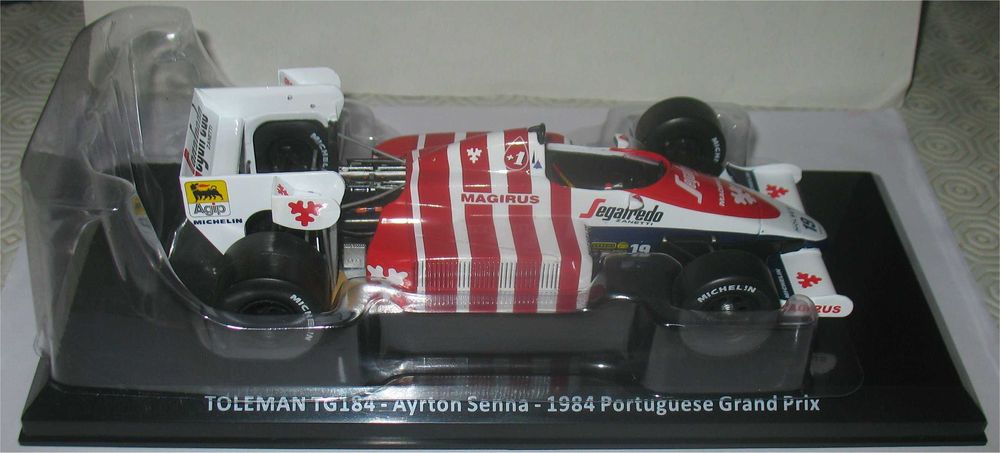 Toleman Hart TG184 - 3º GP de Portugal 1984 - Ayrton Senna (1/24)
