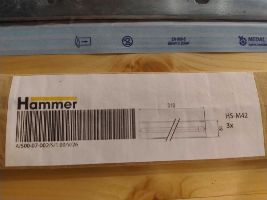 Noże strugarskie dwustronne do wyrowniarko-grubiarki Hammer HS