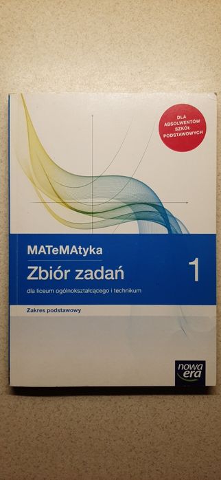 Zbiór  zadań 1 z matematyki, nowe.