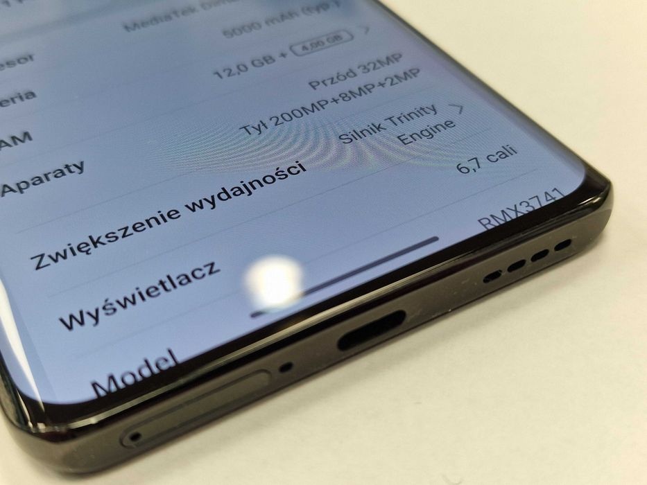 Realme 11 PRO+ 5G Dual SIM/ 12GB/ 512GB/ Astral Black/ Grade A + ładow