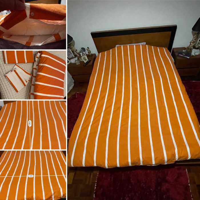 Conjunto 3 colchas e 1 edredon