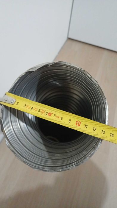 Rura kwasoodporna do odprowadzania spalin z pieca + kołnierz