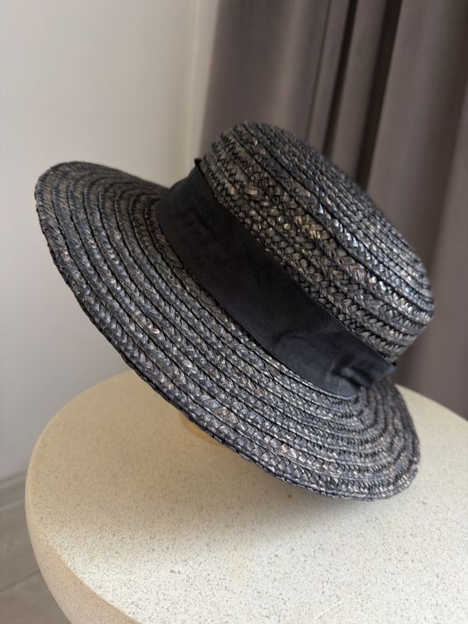 Соломенная шляпа канотье Zara