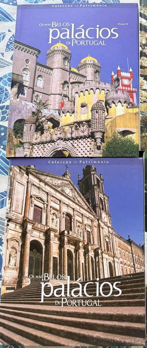 4 volumes de coleção Única ilustrada Nova Parques e reservas naturais + Palácios
