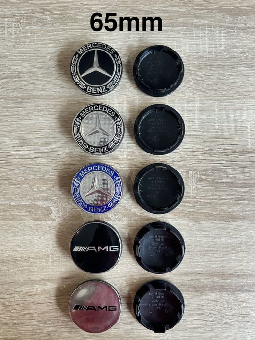 Conjunto 4 Centros Jantes Mercedes Benz 56mm 60mm 65mm 68mm 75mm