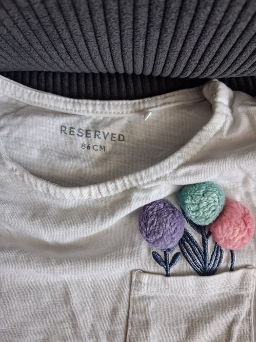 Zestaw bluzka i legginsy r. 86