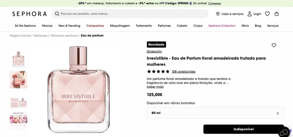 Perfume Givenchy irresistible