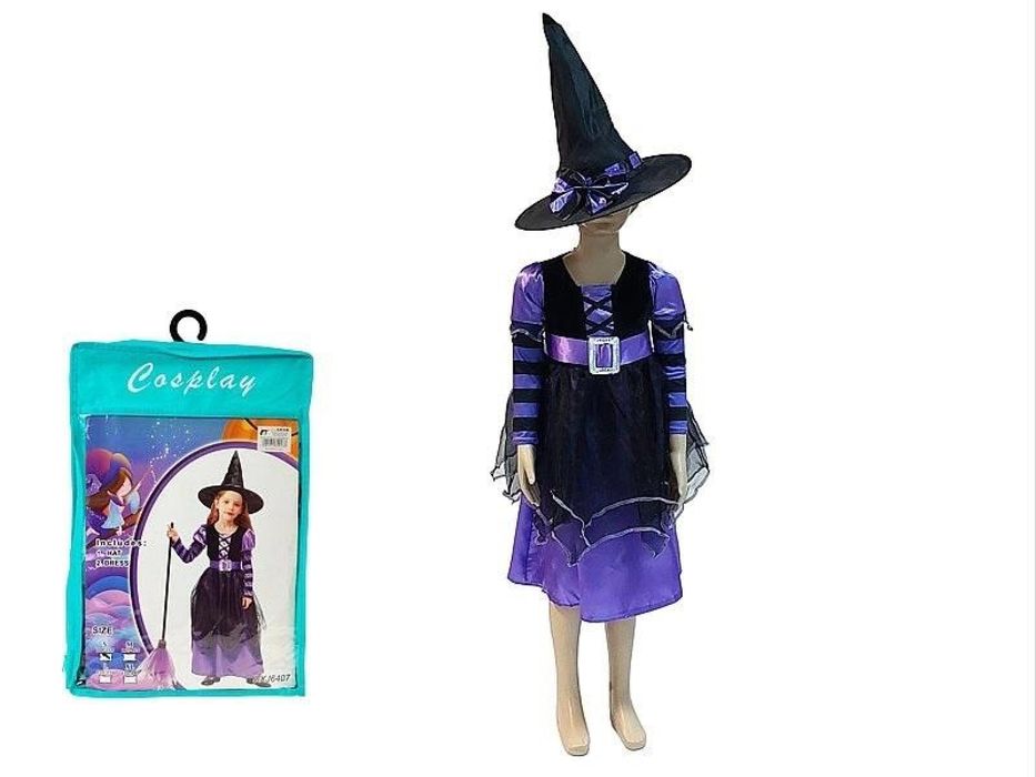 Strój karnawałowy wróżka rozm. 130, 140cm ADAR