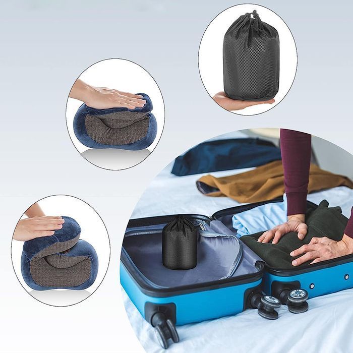 Poduszka Podróżna do Samolotu Turystyczna do Auta Rogal na Szyję