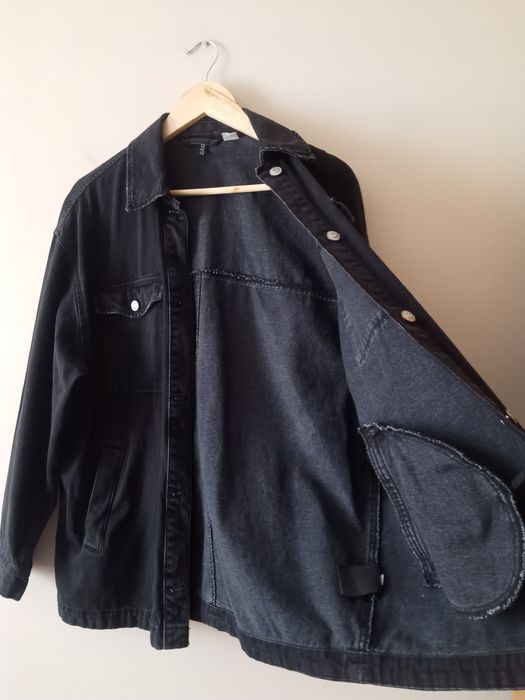 H&M koszulowa jeansowa kurtka oversize