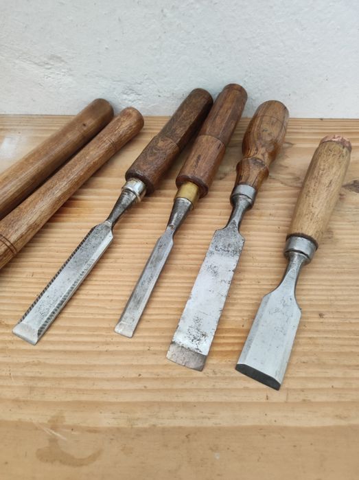 Ferramentas antigas de carpinteiro