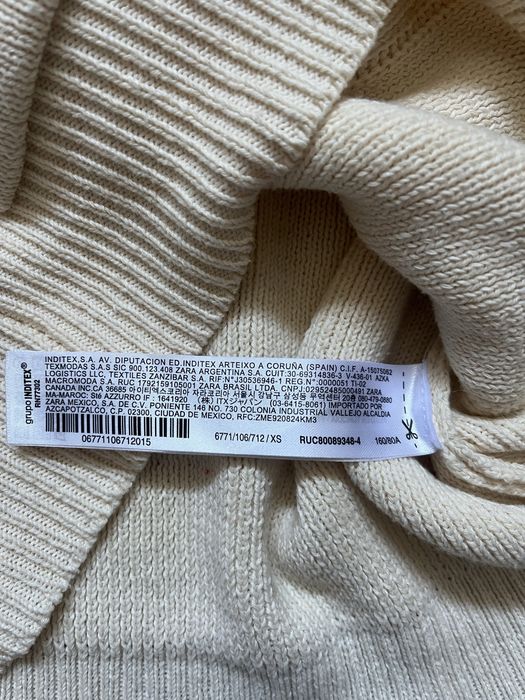 Kamizelka bezrękawnik Zara XS bawełna