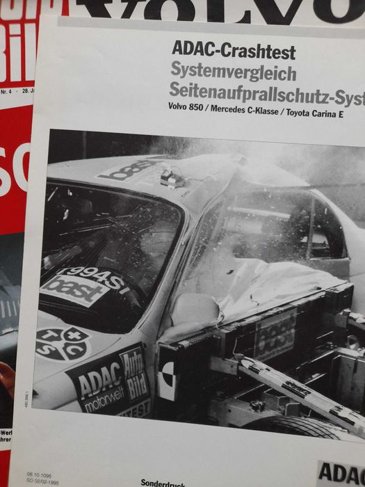 VOLVO 850 premiera press pack, teczka prasowa rok 1994