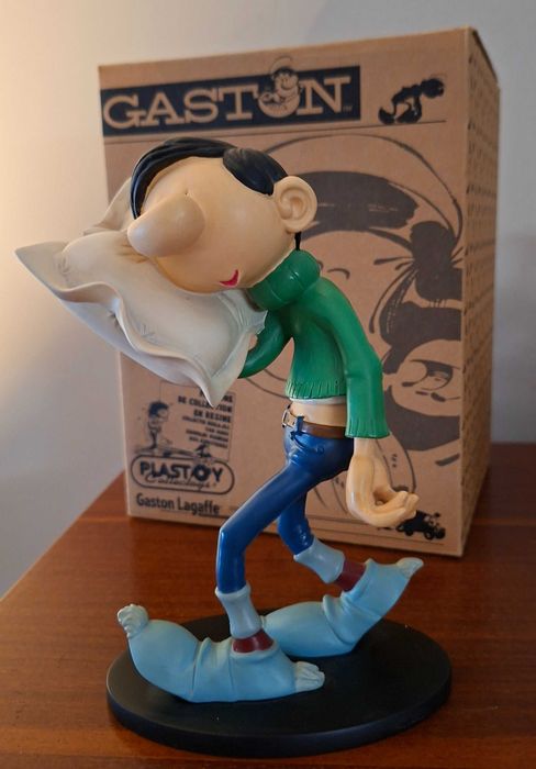 Estatueta de Gaston Lagaffe. Collectoys Plastoy